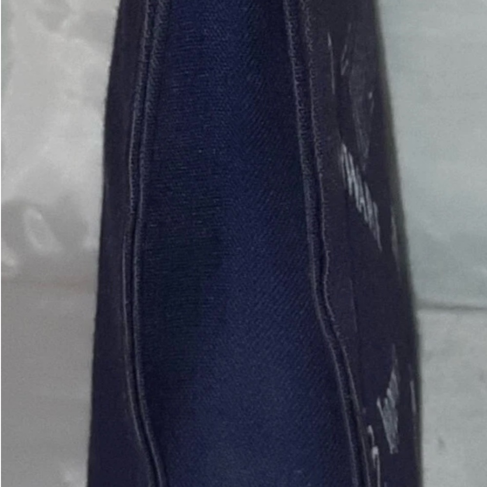 Vintage 1980s Tupperware Blue Promo Hostess Bag With Wooden Handles VERY RARE!! - Picture 3 of 7